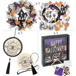 Halloween Decorations Craft Kit Assortment - Makes 3