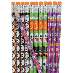 Halloween Emoji Pencils - 24 Pc.