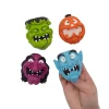 Halloween Flexible Face Finger Puppets - 12 Pc.
