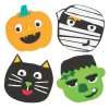 Halloween Ghoul Gang Magnet Craft Kit - Makes 12