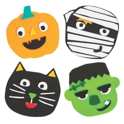 Halloween Ghoul Gang Magnet Craft Kit - Makes 12