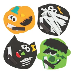 Halloween Ghoul Gang Magnet Craft Kit - Makes 12