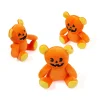Halloween Jack-O'-Lantern Face Stuffed Bears - 12 Pc.