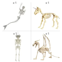 Halloween Mythical Skeleton Decorating Kit