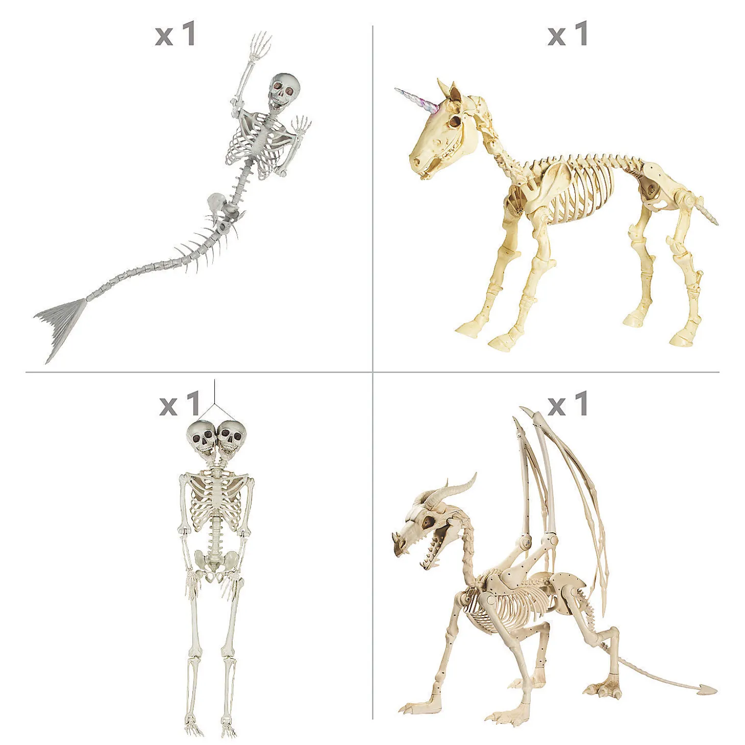 Halloween Mythical Skeleton Decorating Kit
