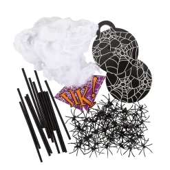 Halloween Spider Wreath Craft Kit - Makes 3