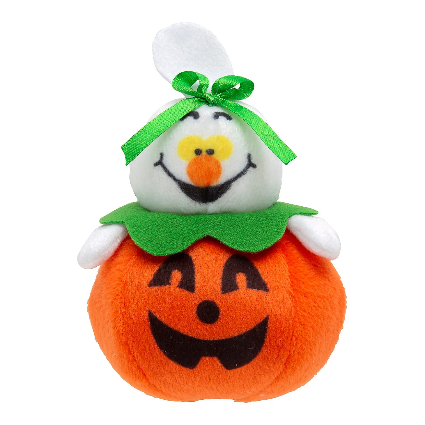Halloween Stuffed Ghosts In Jack-O'-Lanterns - 12 Pc.