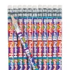 Happy Birthday Stripe Pencils - 24 Pc.