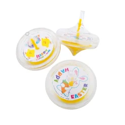 Happy Easter Spin Tops - 12 Pc.