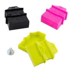 Haunted House-Shaped Halloween Bpa-Free Plastic Favor Containers - 12 Pc.