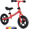Honeyjoy Balance Bike No Pedal W/ Adjustable Handlebar & Seat Red