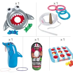 Inflatable Games Boredom Buster Kit - 5 Games