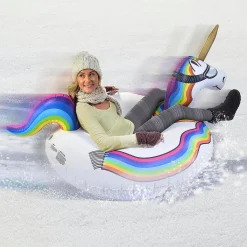 Inflatable Gofloats™ Unicorn Winter Snow Tube