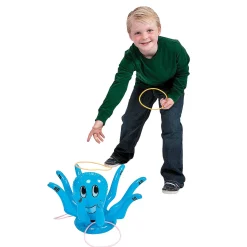 Inflatable Smiling Octopus Ring Toss Game