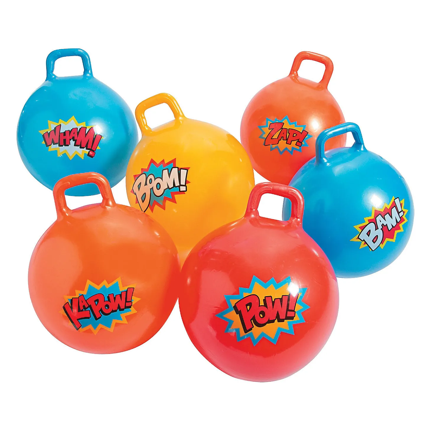 Inflatable Superhero Happy Hoppers - 6 Pc.