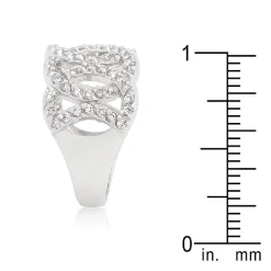 J Goodin Cubic Zirconia Circular Ring Size 8