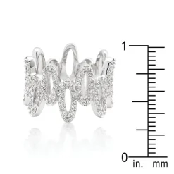 J Goodin Cubic Zirconia Oval Fashion Ring Size 5