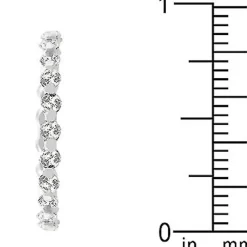 J Goodin Silver Lace Eternity Band Size 5