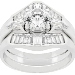 J Goodin Two-Piece Engagement Ring Set Size 6