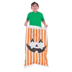 Jack-O'-Lantern Potato Sack Race Bags - 12 Pc.
