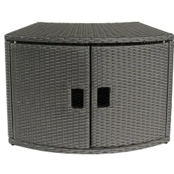 Kingtoys Wicker Cabinet Storage Unit