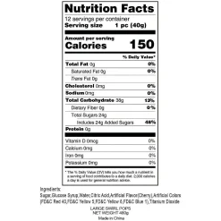 Large Cherry Flavored Swirl Lollipops - 12 Pc.