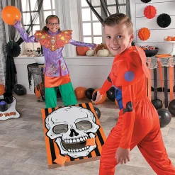 Large Halloween Skull Bean Bag Toss Game