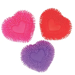 Light-Up Valentine Heart Puffer Toys - 12 Pc.