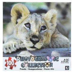 Lion 100 Piece Photographic Collection Jigsaw Puzzle