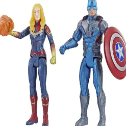 Marvel Avengers 6 Inch Action Figure Team Pack Captain America & Captain Marvel
