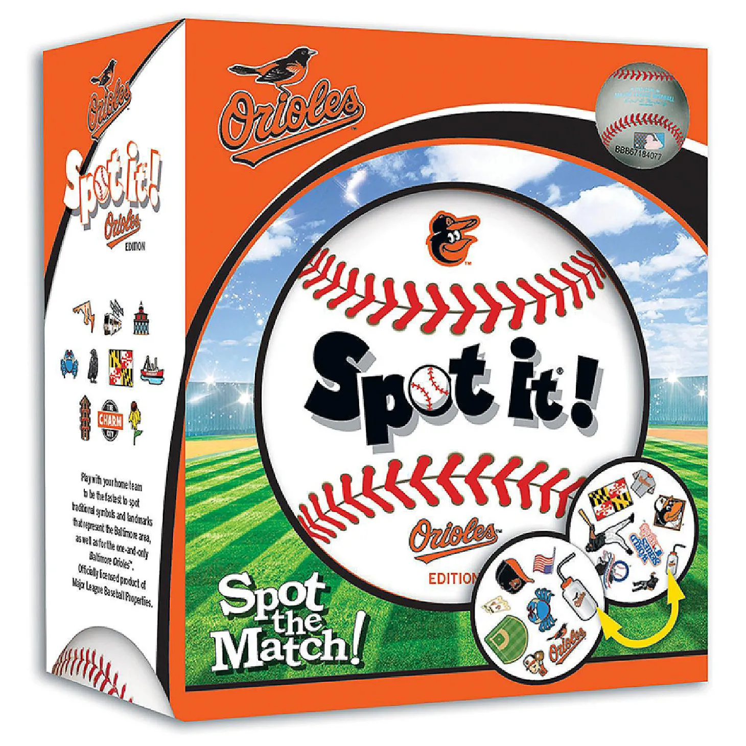 Masterpieces Baltimore Orioles Spot It