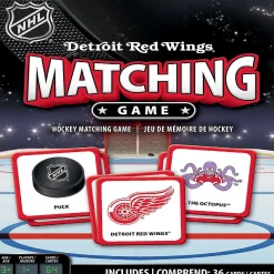 Masterpieces Detroit Red Wings Matching Game