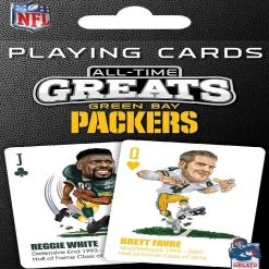 Masterpieces Green Bay Packers All-Time Greats Playing Cards