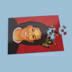 Michelle Obama Jigsaw Puzzle 500Pcs Women In Power Illustration Design All Ages Mighty Mojo