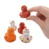 Mini Fall Leaf-Printed Rubber Ducks - 24 Pc.