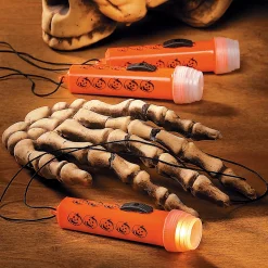 Mini Halloween Flashlights On A Rope - 12 Pc.