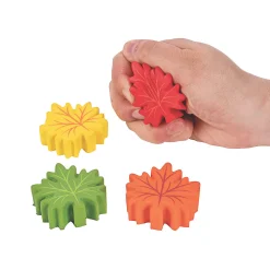 Mini Leaf-Shaped Stress Toys - 12 Pc.