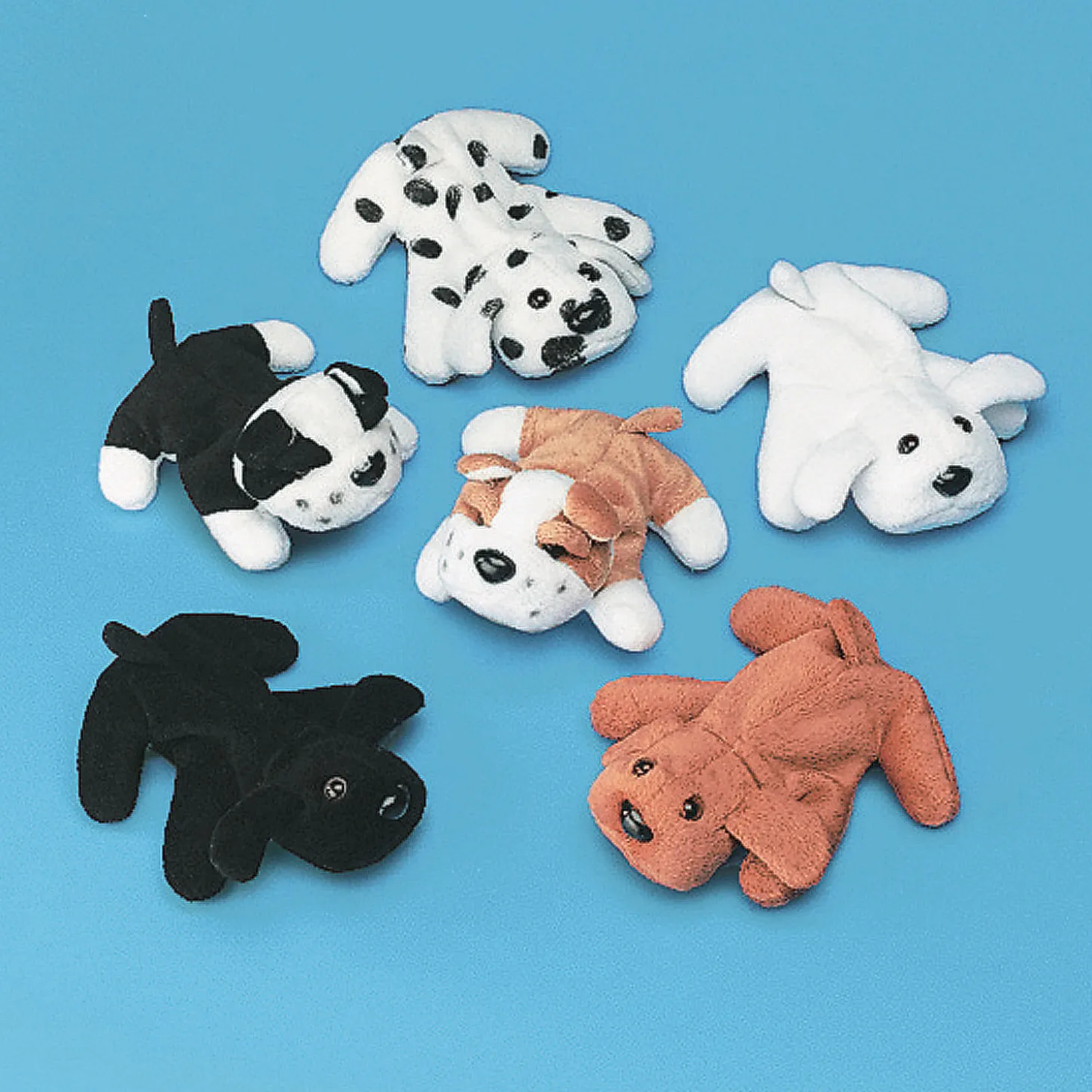 Mini Stuffed Dogs - 12 Pc.