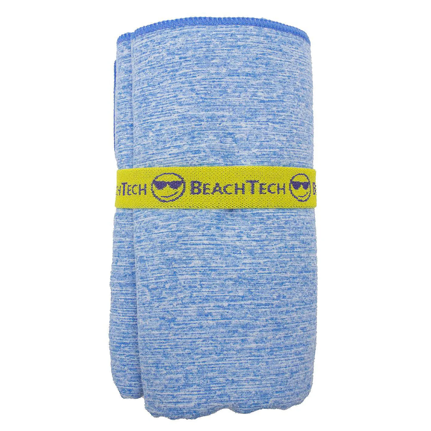 Minxny - Compact, Quick Drying Beach Towel- Blue Heather