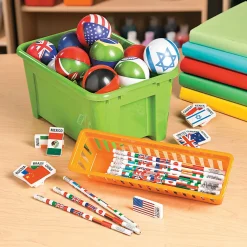 Multicultural Flag Pencils - 24 Pc.