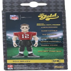 New England Patriots Nfl Funko Gold 5 Inch Vinyl Figure Tom Brady Chase