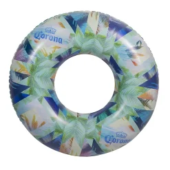 Northlight 36" Inflatable Corona Palm Trees Swimming Pool Tube Ring