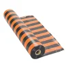 Orange & Black Striped Halloween Plastic Tablecloth Roll