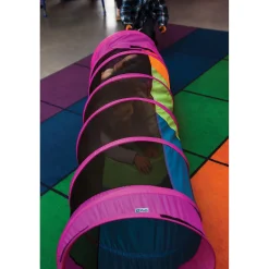 Pacific Play Tents Peek-A-Boo I See You 6Ft Tunnel - Blue / Green / Yellow
