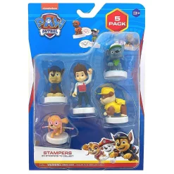 Paw Patrol Characters Stampers 5Pk Birthday Cake Toppers Party Favor Figure Pmi International