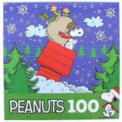 Peanuts 100 Piece Kids Jigsaw Puzzle Snoopys Christmas Delivery