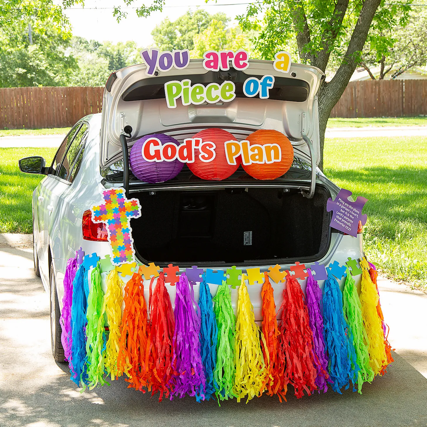 Piece Of God's Plan Trunk-Or-Treat Decorating Kit - 61 Pc.