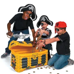 Pirate Swords With Eye Patch- 12 Pc.