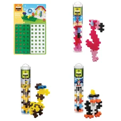 Plus-Plus® Big Zoo Tubes & Baseplate Bundle