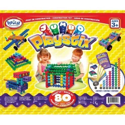 Popular Playthings Jumbo Playstix® 80-Piece Set